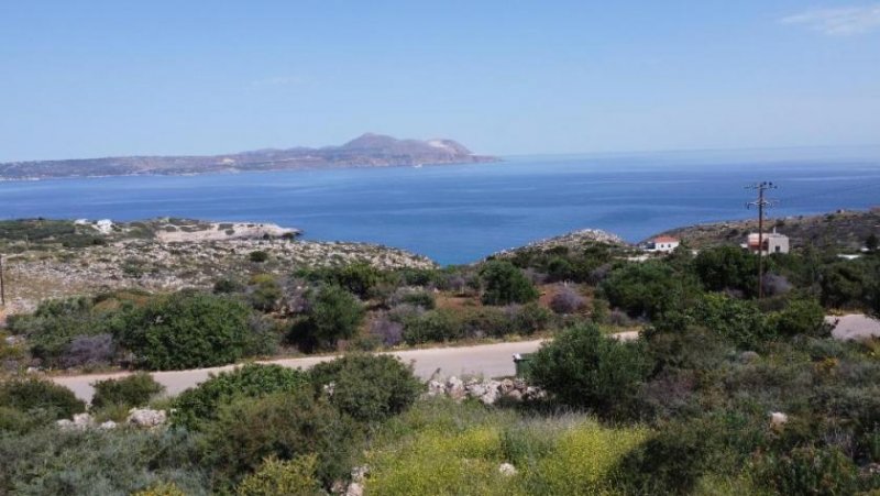 Kokkino Chorio Kreta, Kokkino Chorio: Grundstück mit Meerblick und Bergblick zu verkaufen Grundstück kaufen